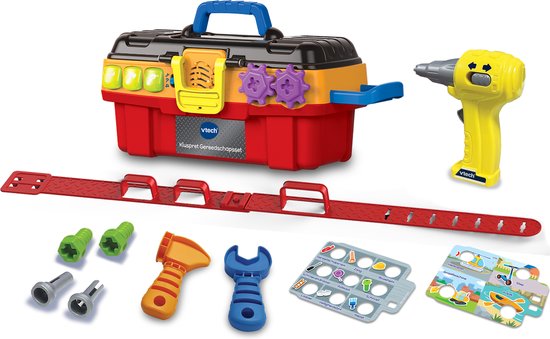 VTech Kluspret Gereedschapsset - 9 delige gereedschapsset - vanaf 2 jaar - Educatief speelgoed van VTech