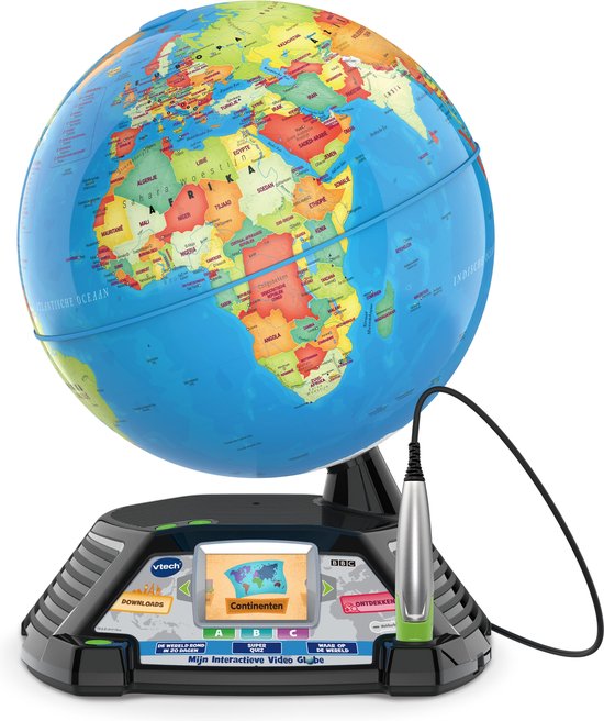 VTech Mijn Interactieve Video Globe - Wereldbol Kinderen - Educatief Speelgoed - Cadeau - Kinderspeelgoed 7 Jaar tot 12 Jaar van Vtech