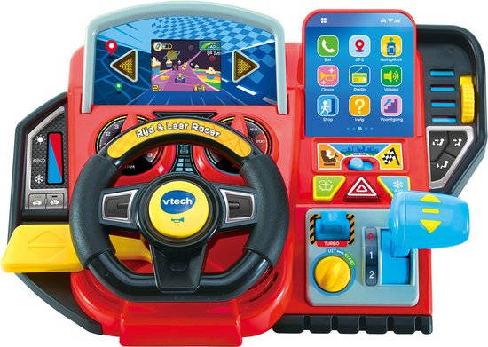 VTech Rijd & Leer Racer Racestuur Activity Center - Interactief & Educatief Speelgoed - Activiteitenbord - Cadeau - Kinderspeelgoed 3 Jaar van VTech