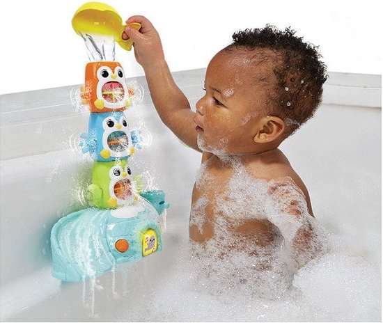 VTech Stapel & Plons Pinguïns - Badspeelgoed - Interactief - vanaf 1 jaar van Vtech