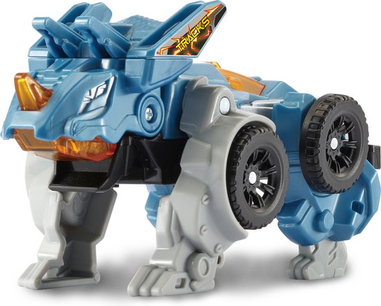 VTech Switch & Go Dino's - Fire Tracks de Triceratops - Kinder Speelgoed Dinosaurus - Interactief Robot Speelfiguur - Vanaf 4 Jaar en ouder van Merkloos