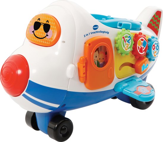 VTech Toet Toet Auto's 2 in 1 Vrachtvliegtuig - Educatief Baby Speelgoed - Speelgoed Auto - Cadeau - 1 tot 5 Jaar van VTech