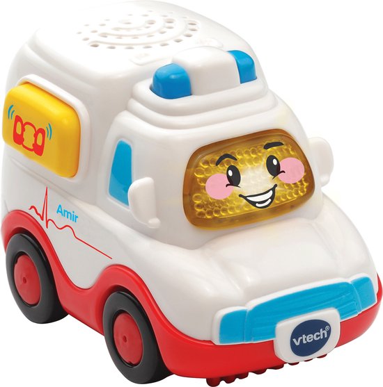 VTech Toet Toet Auto's Amir Ambulance - Speelfiguur - Ambulance Speelgoed Auto met Geluid