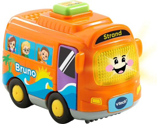 VTech Toet Toet Auto's Bruno Bus - Educatief Baby Speelgoed - Interactieve Speelgoed Auto - 1 tot 5 Jaar van VTech