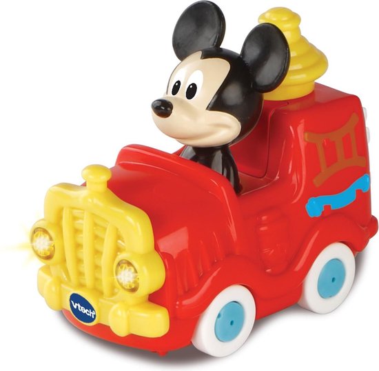 VTech Toet Toet Auto's Disney Edition Mickey Brandweerwagen - Speelfiguur - Brandweerwagen met Licht en Geluid van VTech