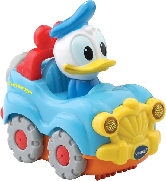 VTech Toet Toet Auto's Donald Duck Terreinwagen - Speelgoed Auto - Interactief Babyspeelgoed - 1 tot 5 Jaar van VTech