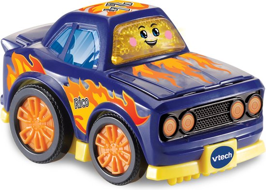 VTech Toet Toet Auto’s Rico Raceauto – Speelgoed Auto – Met Licht- en Geluidseffecten – Blauw – Cadeau - 1 tot 5 jaar van VTech