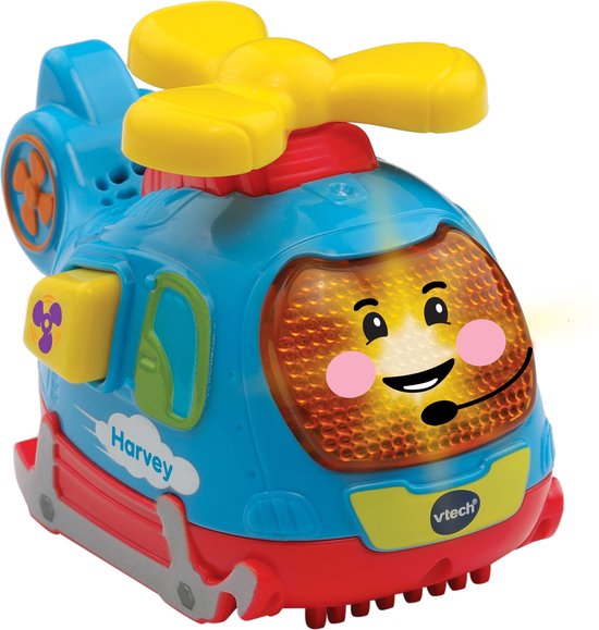 VTech Toet Toet Auto's Speelfiguur - Harvey Helikopter - Interactief Speelgoed - Educatief Babyspeelgoed - Cadeau - Vanaf 1 tot 5 Jaar van Vtech