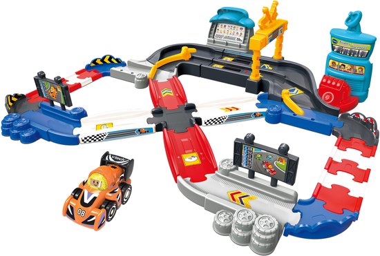 VTech Toet Toet Auto's - Super Racebaan met Senn Snelheid van Vtech