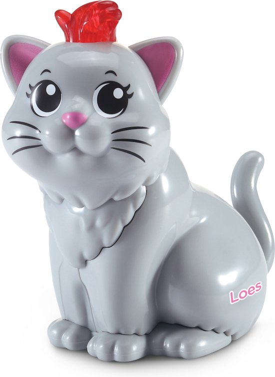 VTech Zoef Zoef Dieren Loes de schattige Poes - Interactief Speelgoed - met Geluidseffecten & Liedjes - Cadeau - 1 tot 5 Jaar van VTech