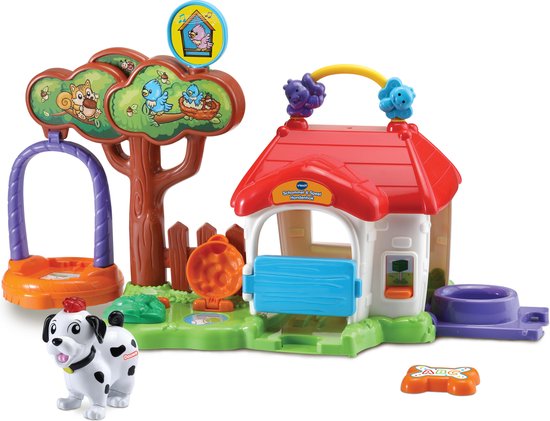 VTech Zoef Zoef Dieren Schommel & Speel Hondenhok - Speelfigurenset - met Liedjes & Reacties - 1 tot 5 Jaar
