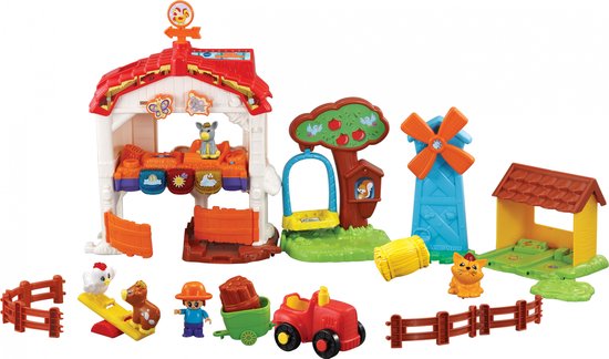 VTech Zoef Zoef Dieren Vrolijke Dierenboerderij - Cadeau - Speelfigurenset - Speelgoed met Liedjes & Reacties - 1 tot 5 Jaar van VTech