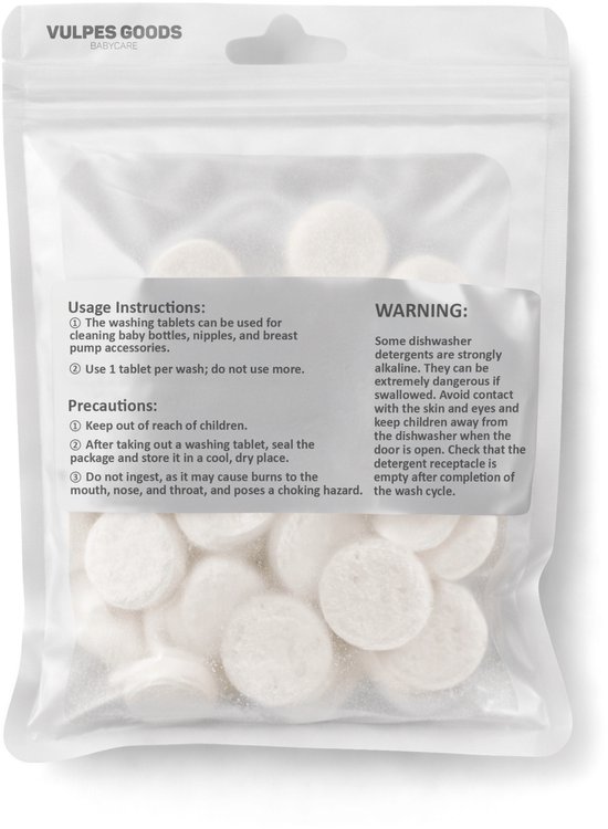 Vulpes Goods® Babycare - Reinigingstabletten - Baby Bottle Washer Pro - 30 stuks van Merkloos