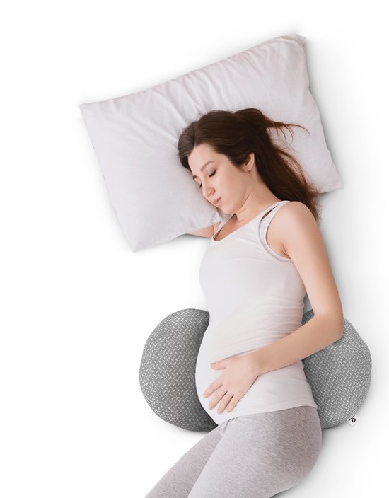 Vulpes Goods® BabyCare - Zwangerschapskussen - Zijslaapkussen - 3-in-1 - Aanpasbaar - Body Pillow / Lichaamskussen / Voedingskussen - Uniek W-Vormig design van Vulpes Goods®