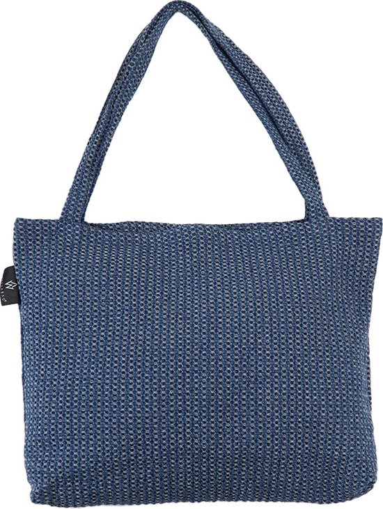 Wallabag Funky Denim Dark Blue van Gewoon Jasper