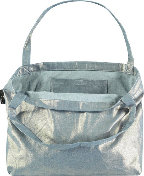 Wallabag Metallic Denim Gold Blue van WALLABAG