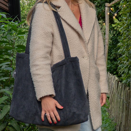 Wallabag Structure Corduroy Black van WALLABAG