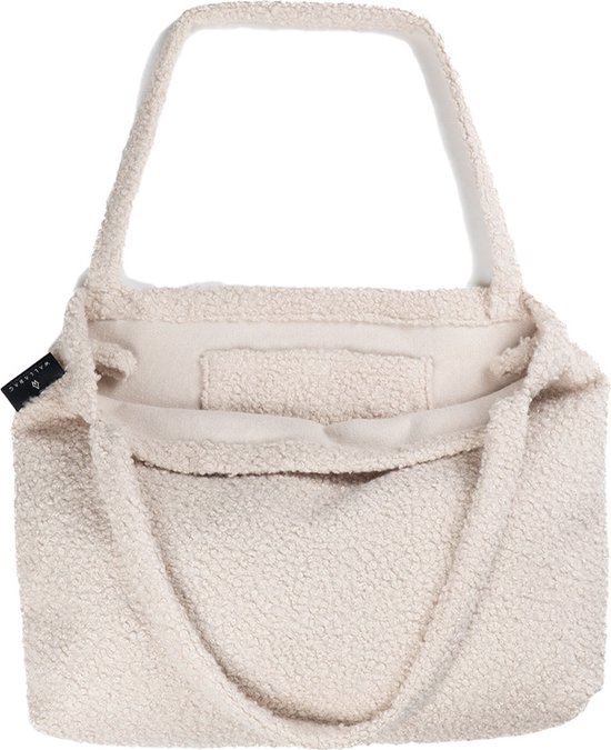 Wallabag Teddy Off White van Merkloos