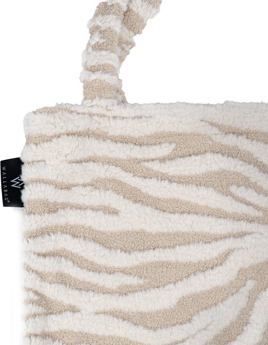 Wallabag Teddy Zebra Off White van WALLABAG