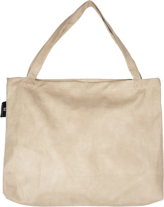Wallabag Vintage Leather Beige van WALLABAG