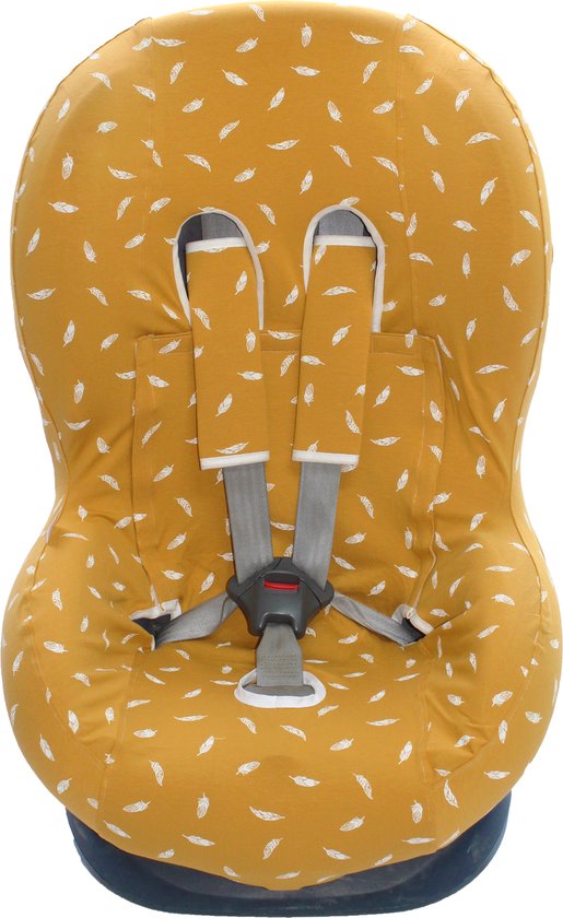 Wallabiezzz Autostoelhoes Universeel - groep 1 - Oker Geel van Wallabiezzz