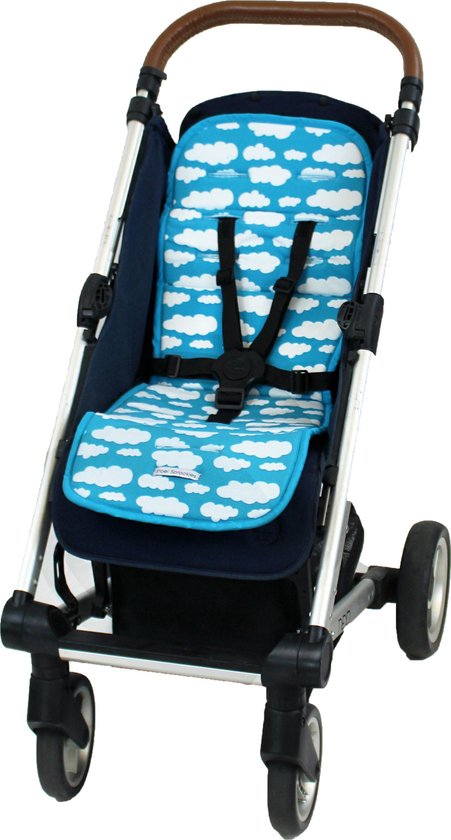 Wallabiezzz - Buggy Inlegkussen - Wolk Blauw van Wallabiezzz