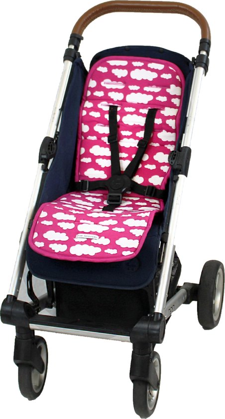 Wallabiezzz - Buggy Inlegkussen - Wolk Roze van Wallabiezzz