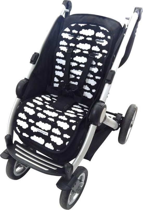 Wallabiezzz - Buggy Inlegkussen - Wolk Zwart van Wallabiezzz