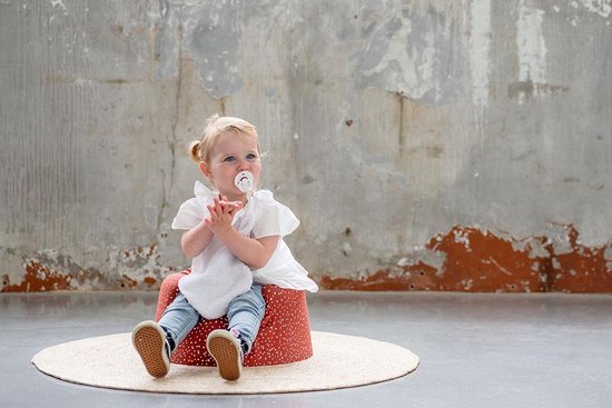 Wallabiezzz Bumbo stoelhoes - floor seat cover - Bumbo hoes - Stip Roest van Wallabiezzz