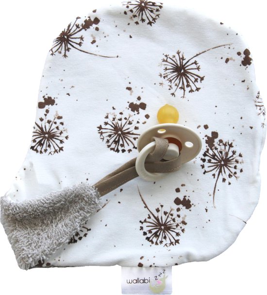 Wallabiezzz Speendoekje - Speenknuffel - Knuffeldoekje - Bruin van Wallabiezzz