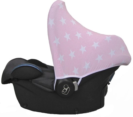 Wallabiezzz Zonnekap Maxi Cosi - Zonnescherm - Universeel - Cabriofix - Autostoel Baby - Roze van Wallabiezzz