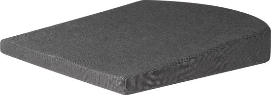 Walser Auto wigkussen Joel, ergonomisch zitkussen, zitwig, zwart van Walser