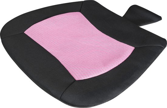 Walser Zitkussen Cool Touch zwart - roze, zitkussen koeling, autostoel kussen, stoelbekleding van Walser