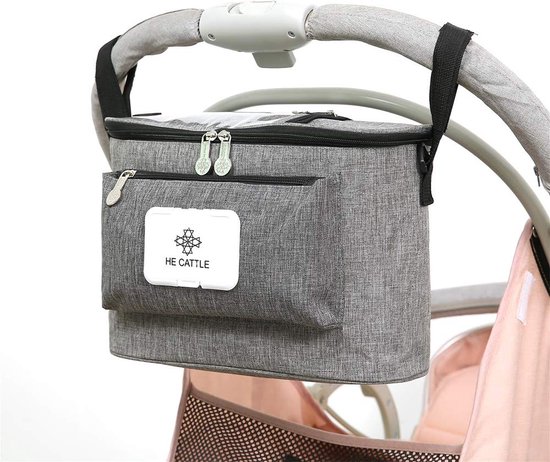 Wandelwagen organisator, Buggy wandelwagen tas, universele Opbergtas voor baby ' s met Rits, Grote Opslagruimte, Grote Opslagruimte, Buggy organisator voor speelgoed (stuurtas) van Yaasier