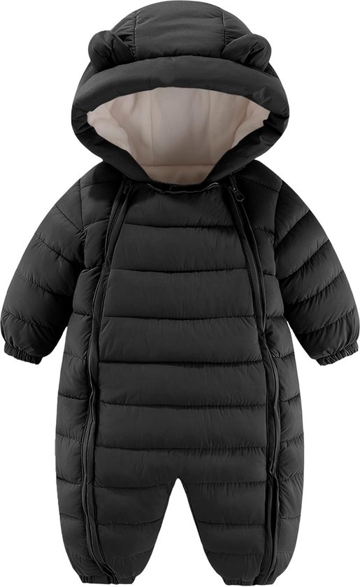 Warm Baby Sneeuwpak Winter Jumpsuit met Capuchon voor Jongens en Meisjes 0-24 Maanden