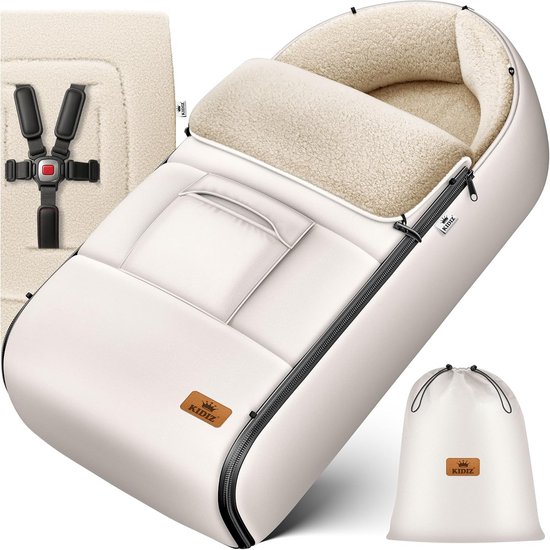 Warm Voetenzak voor Kinderwagen en Autostoel - Universeel en Wasbaar van Merkloos