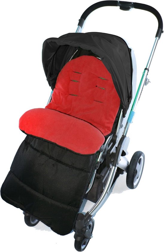 Warm Voetenzak voor Kinderwagen - Universeel en Gezellig voor Baby's - Brandrood