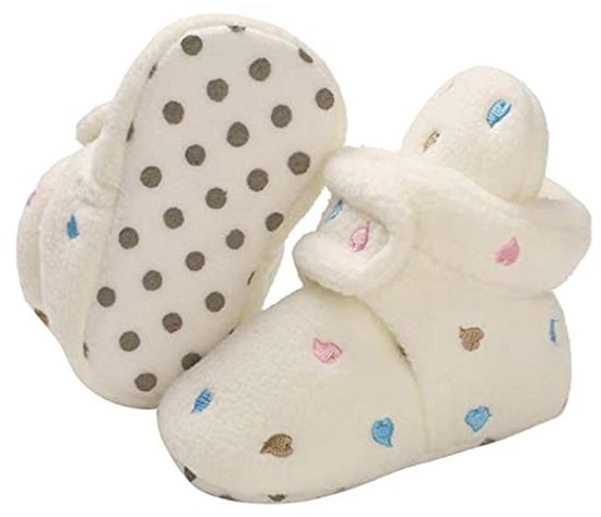 Warme Baby Fleece Booties voor Pasgeborenen - Zachte en Comfortabele Slippers voor Winter