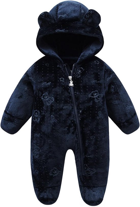 Warme Baby Winter Jumpsuit met Capuchon - Romper Sneeuwpak voor Jongens en Meisjes
