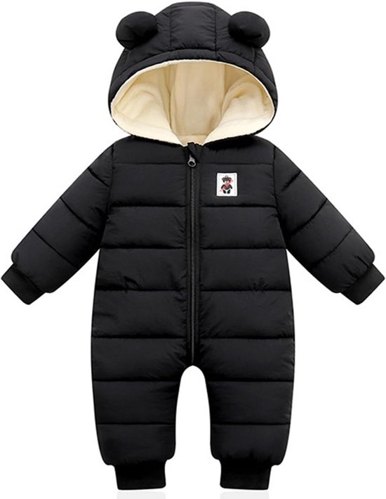 Warme Baby Winterjas Capuchon Romper Sneeuwpak voor Jongens en Meisjes 0-12 Maanden