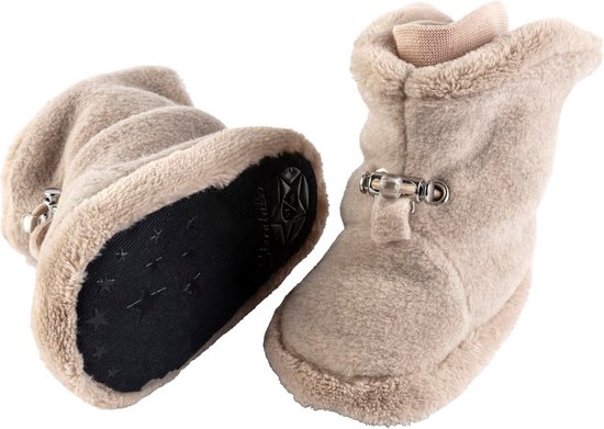 Warme Babylaarsjes met Teddyvoering en Antislipzool voor Baby's en Peuters van Merkloos