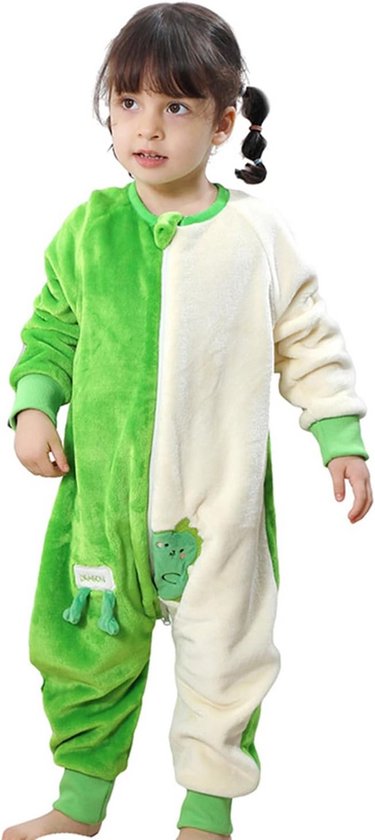 Warme babyslaapzak met voeten voor de winter