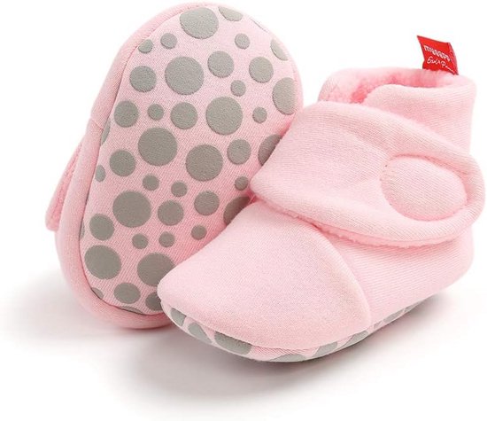 Warme Babyslofjes Jongen Meisje Winter met Pluche Voering - Eerste Schoentjes 0-18 Maanden van Merkloos