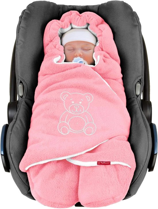 Warme en zachte babydeken voor autostoeltje en kinderwagen - Universele winterdeken, knuffeldeken, voetenzak voor babyzitjes van Merkloos