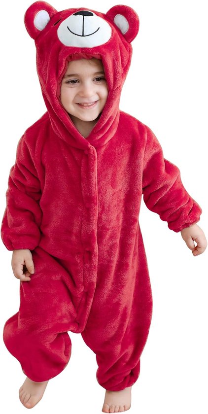 Warme Flanel Winteroverall voor Baby's en Peuters (0-36 Maanden)