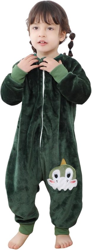 Warme flanellen slaapzak met voetjes voor kinderen van 0-6 jaar - comfort en stijl voor zowel jongens als meisjes van Merkloos