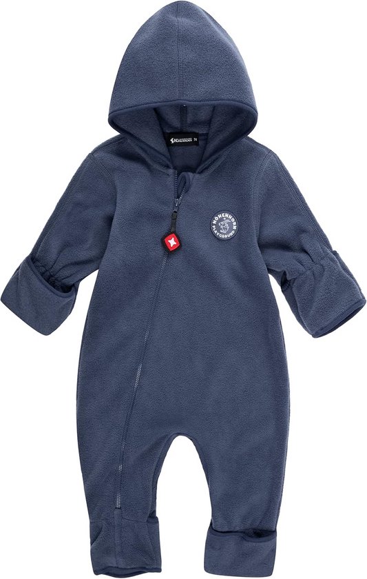 Warme Fleece Jumpsuit met Capuchon voor Baby en Peuter - Winter & Herfst Romper van Merkloos