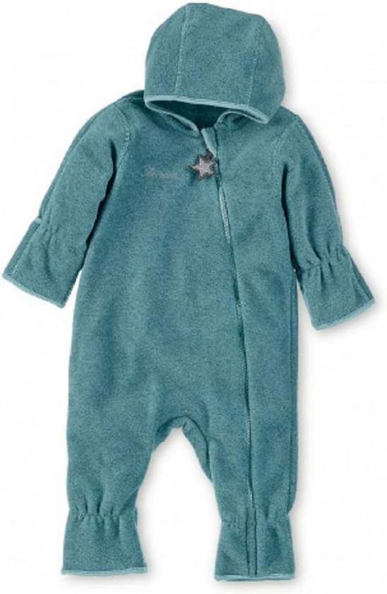Warme Fleece Overall met Capuchon, Mouwen en Voetjes voor Baby's en Peuters van Merkloos