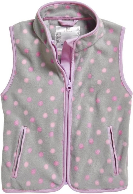 Warme Fleece Vest voor Kinderen Unisex met Omslagkraag en Zakken