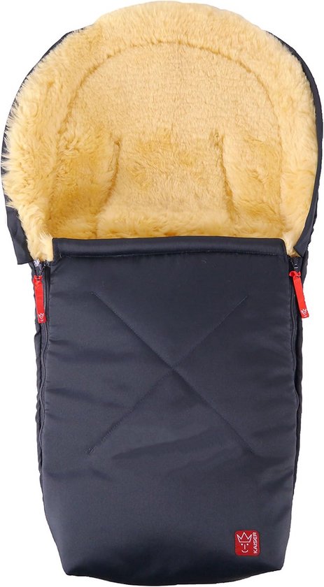 Warme Knuffelzak voor Babyzitje en Reiswieg van Zacht Lamsleer
